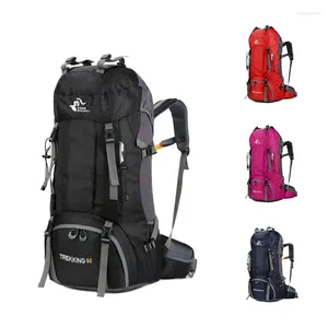 Plecak 60L Waterproof Waterproof Outdoor Turining Mężczyźni i kobiety podróżujący na kempingach plecaków wspinaczka góra