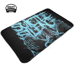 Halılar İntihar Sessizliği Art1 Yumuşak Ev Ailesi Anti-Slip Mat Halı Halı Ölüm Halı Çekirdek Metalcore Nu Metal Hardcore Ölüm