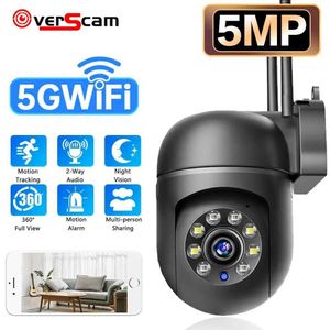 Kamery IP 5MP 5G WIFI Surveillance Kamery IP Kamera HD 1080p IR Pełny kolor noktowizyj zabezpieczenia zabezpieczenia CCTV Kamera zewnętrzna 240413