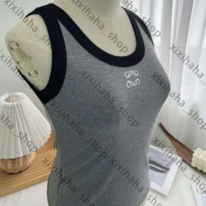 Loewew Tank Womens Tanktop Sommer Slim ärmellose Camis Croptop Outwear Elastic Sports Stricktanks 458