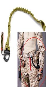 Тактическая выживаемая стропа Quick Release Safety Lanyard Lanyard Outdoor Altachereering Camping Clambing Bangee Nylon Buffer Copt93934905190678