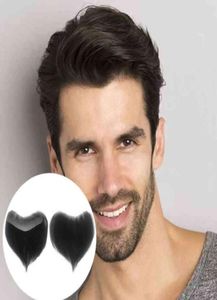 Передние мужчины Toupee 100 Человеческие волосы для мужчин v Стиль передний парик парик для парика с тонкой кожей натуральной линии волос Toupee H2238193392