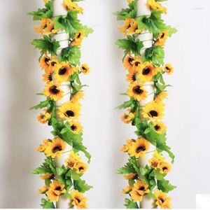 Decorative Flowers Imitation Flower Artificial Sun Ornamental Vine.