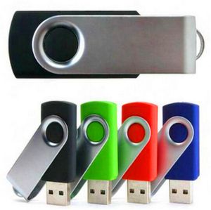 2020 100 REAL 2GB 4GB 8GB 16 GB 32 GB 64 GB Metalowy napęd USB Flash Drive USB 20 Revolve Metal Pendrive Memory Stick można dostosować Logo1530531