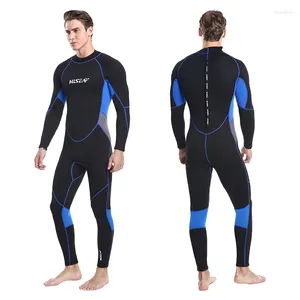 Women's Swimwear Hisea Men 3mm Neoprene Conjoined Diving Suit One Piece Full Body Keep Warm Clothes Anit Jellyfish Snorkeling Swimming Coat
