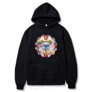 Erkek Hoodies her yerde her yerde hoodie a24 googly göz puf baskı logosu uzun kollu kadınlar erkek sweatshirt komik kıyafetler