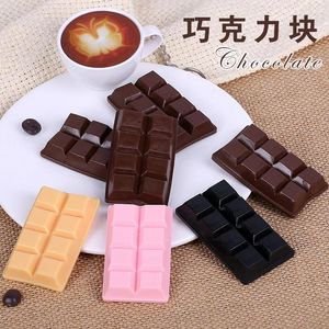 Decorative Flowers Simulated Food Model Fake Dessert Chocolate Biscuits Pography Props Cake Store Show Case Decoration 4pc/lot