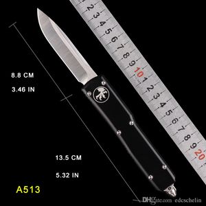 EDC Micr Knife Auto OTF Knives Automatisk Drop Point Blade Pocket Folding Tool Tackical Survival Camping Hunting