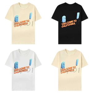 高級ブランドメンズTシャツポロシャツデザイナーレタープリント半袖乗組員TシャツカジュアルトップブラックホワイトアプリコットアジアサイズS-2XL SM