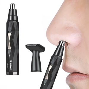 Trimmers Kemei 2 In 1 Rechargeable Electric Nose Ear Trimmer Hair Removal Razor Eyebrow Beard Trimmer Men Shaving Machine Safe Face Care