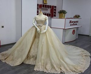 Specjalne sukienki ślubne syreny z Orskirt Off ramion Dno Pełna koronkowa aplikacja ślubna Urocza tiulowa wed8430611