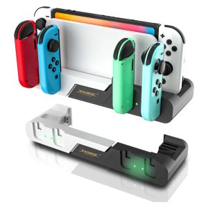 Şarj Cihazları Joy Cons Şarj İstasyonu Switch OLED Denetleyicisi Şarj Cihazı Uzak Şarj Cihazı ile Uyumlu Anahtar ve Anahtar OLED ile uyumlu