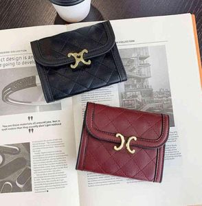 Designer Leather Ceeline Card Wallet Womens Mens Europe and America Fashion Brands Casual Liten ny Long Wallet Handbag Student MI8068345