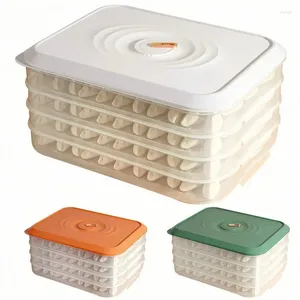 Storage Bottles Durable Refrigerator Organizer Space Saving Dumpling Dust-proof Leak-proof Vacuum Preservation