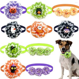 Hundkläder 10 PCS Pet Bowties Halloween Bow Tie Collar Grooming For Small Cats Ties Supplies