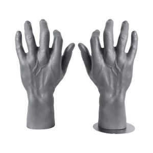Realistyczne PVC Męskie Manekina Ręka Ręka Ręka Ręka Ręka Męska Uchwyt Organizator biżuterii Pokazuje się do wystroju domu