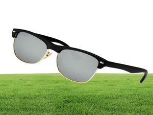 Moda Mens Sunglasses Sunglasses Sunglasses Designer Sun Glasses Ray Classic Violet Mirror Glass Lentes com Top Le2723271