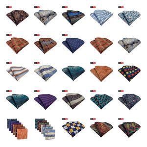 Neck Ties Fashionable Suit Men Paisley Tie Pattern Pocket Square Handkerchief Silk Hankies For Drop Delivery Fashion Accessories Otukl