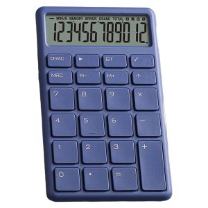 Calculadoras contador de 12 dígitos calculadora de mesa alta calculadora portátil para mochilas bolsos