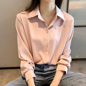 Women Long-sleeve Shirt Breathable Women Shirt Plus Size Long Sleeve Cardigan Soft Ol Commute Bottom Blouse Lady Top for Women