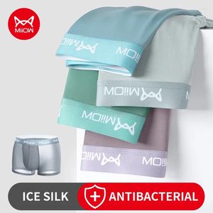 Unterhose Miiow 4pcs sexy Männer Unterwäsche Boxer Shorts Baumwolldrehung atmungsaktiv