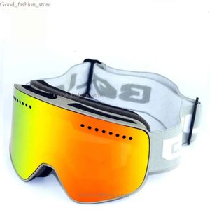 디자이너 고품질 스키 고글 볼포 브 브랜드 자기 안경 이중 렌즈 마운틴 유리 UV400 안티 포지 남성 여성 스노우 모빌 스펙터클 845