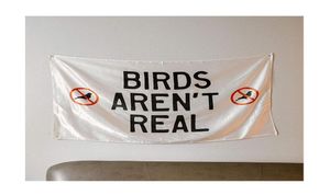 鳥類Aren039t Real Flag 3x5ft 150x90cmデジタル印刷100Dポリエステル屋内屋外吊り2本の真鍮グロメット1015844