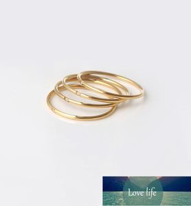 Podstawowy minimalistyczny jeden dwa trzy trzy AAA CZ SPECJA ZŁOTE Złote Pierścienie dla kobiet wodoodpornych Zestaw pierścienia ze stali nierdzewnej Fabryka Exp5795605