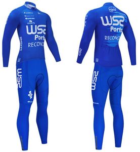 W52 FC 포르토 사이클링 팀 저지 20D 바지 MTB MAILLOT WINTER THERMAL FLEECE 자전거 재킷 내막 프로 산악 자전거 의류 SU8656369