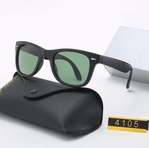2020 Nya lyxpolariserade solglasögon Män Kvinnor Pilot Solglasögon UV400 Eyewear Brand Glasses Metal Frame Polaroid Lens med Cases6976058