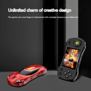 Spelare Ny F1 -bilmodell Game Console 620AV Video Pocket Mini Children SinglePlayer Game Console Sup Retro Game Console Children's Gift