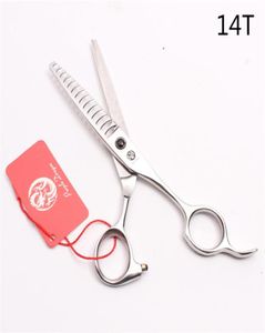 6inch Japan Steel Purple Dragon Professional Human Hair Thinning Scissors Hairdressing Scissors 81418 Teeth Thinning Rate 35502457508