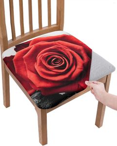 Chair Covers Red Roses Vintage Dead Branches Seat Cushion Stretch Dining Cover Slipcovers For Home El Banquet Living Room