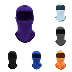 New Outdoor Cycling for Men Sunscreen Ice Silk Breathable Mask Face Protection Helmet Inner Liner Hat Motorcycles Balaclava