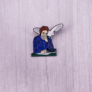 fantasy comedy science fiction tv enamel pin childhood game movie film quotes brooch badge Cute Anime Movies Games Hard Enamel Pins