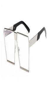 豪華な5PCS新しいサングラス女性男性特大の正方形のメガネUV400デザイナー眼鏡フレームリムレスガラス774335256