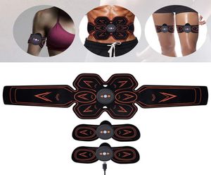 Kas Stimülatörü Elektrikli Abdominal Eğitmeni Akıllı Kablosuz ABS EMS ARM Bacak Göbek Fitness Vücut Zayıflama USB Ücretli Massager7338683