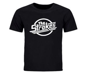 Strokes baskılı tişört erkek indie rock grubu tshirt kısa kollu pamuklu gündelik müzik tişörtleri rock üstleri tees diy0530d5018068