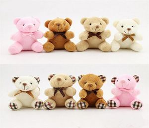 Children Toys Stuffed Animals Cute Teddy Bear 8 Cm OBE Beautiful Bag Of Plush Keychain Car Key Wholesale 30 Pcs6213656