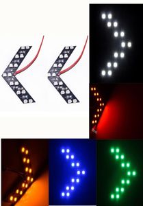 LED AUTO LED 14SMD Pannello Freccia Freccia Specchio posteriore Specchio posteriore Specchio indicativo Segnale Light Light LED LED LED LIGHT LIGHT 2 Color9489835