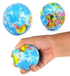 Globe Squeeze Stress Balls24 PCS 3QUOT Земные шарики снятие напряжения игрушки терапевтические образовательные шарики Bulk2691052