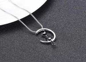 HH10504 I Love You to the Moon Cat Shape Jewelry Cremation Jewelry Ashes Ashes Urns Necklace Memorial Ciondolo per Womenmen Woles7144365