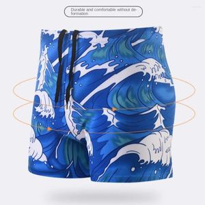 Men's Swimwear Polyester Swim Trunks Simplicity Printed Fashion Shorts Beach