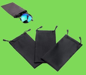 100 шт. Мягкие солнцезащитные очки с чистящей тканью Микроволобной пыль водонепроницаемые очки для хранения.