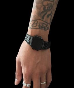 Nischdesign Tidlös titta på armband kedja koreansk stil ins hip hop personlighet mode retro tillbehör male1283912