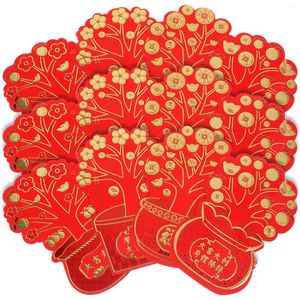 Present Wrap Chinese R Year Red kuvert Traditionella lyckliga pengar Holderväskor (blandad stil)