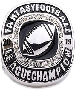 2019 Fantasy Football Championship Ring Souvenir Men Fan Gift Drop 5455671