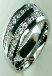 His mens stainless steel solid ring band wedding engagment ring size from 8 9 10 11 12 13 14 152764192