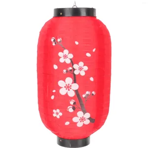 Mum Tutucular 2 PCS Ramen Bar Lantern Japon Asma Fenerler Led Işıklar abajur kırmızı Çince