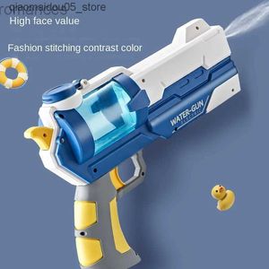 Sand Play Water Fun Toys Gun Electric Big Capacity Pistol Automatic Shooting Beach Pool Summer for Children Adults Outdoor Gifts 240307 Q240413